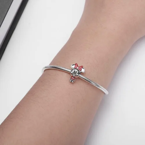 Vista 3 de Bead Charms fit Pandora Bracelet, 925 Sterling Silver Pendant Charm with 5A Cubic Zirconia for Necklace and Bracelet Birthday Mothers Day Jewelry