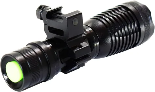 Vista 9 de Trinity CREE LED Rifle Shotgun Linterna táctica de aluminio 1500 lúmenes AAA Baterías.