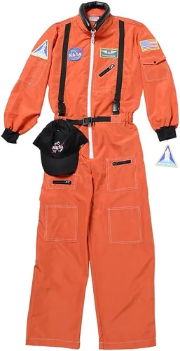 Vista 6 de Traje para adulto de astronauta con gorra bordada de la marca Aeromax