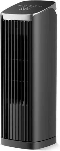 Vista 7 de PNTCK Ventilador de torre de 13 pulgadas para dormitorio, ventilador de Negro