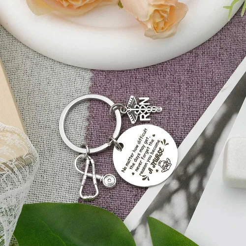 Vista 6 de IFFMU Regalos de enfermería para mujeres, regalos de graduación de enfermera, llavero de enfermería, agradecimiento de Navidad, regalos de cumpleaños