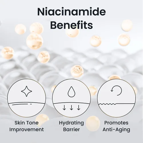 Vista 3 de Ampolla de niacinamida al 20% de vitamina C – CUSKIN Cuidado coreano de la piel con niacinamida, glutatión, ácido hialurónico, adenosina, pantenol