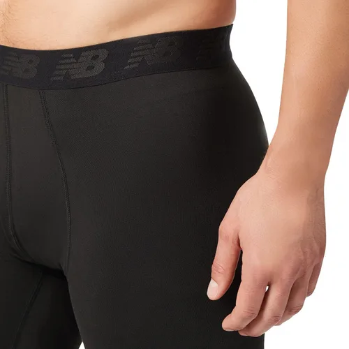 Vista 5 de New Balance Pantalones térmicos de compresión para hombre con capa base funcional