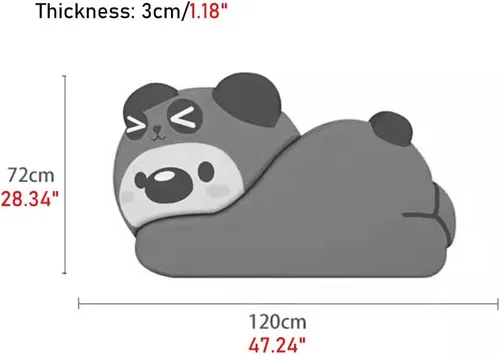 Vista 3 de Paneles de pared 3D de dibujos animados 3D, calcomanías de pared, acolchado de pared para cabecero infantil y tatami, papel tapiz autoadhesivo suave