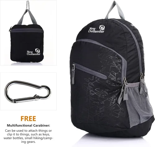 Vista 2 de Mochila duradera y ligera de 5.3 galones/8.7 galones para viajes y senderismo.