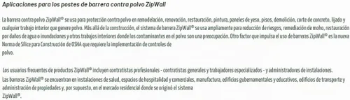 Vista 4 de ZipWall ZipPole
