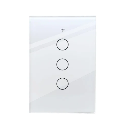 Vista 13 de Tuya WiFi Smart Wall Light Switch Pantalla de cristal Panel de sensor táctil Control eléctrico inalámbrico por control de voz Negro 1 banda