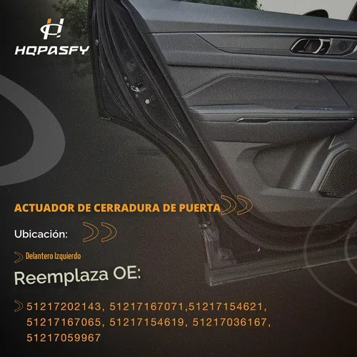Vista 3 de 51217202143 Motor de actuador de cerradura de puerta (lado delantero izquierdo del conductor)