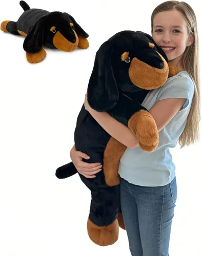 Vista 10 de MorisMos Animal de Peluche Gigante Guepardo Almohada de Felpa 4 pies, 47" Juguete de Felpa de Guepardo Extra Grande para Niños y Adultos, Leopardo