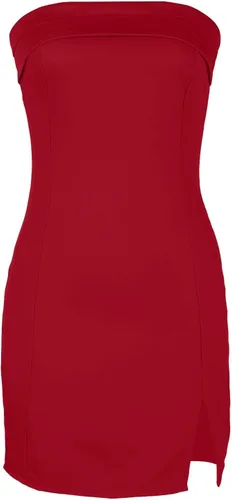Vista 4 de Vestido de fiesta sexy para mujer, sin tirantes, ajustado, mini vestido de fiesta nocturna, vestido corto de baile, cóctel, baile