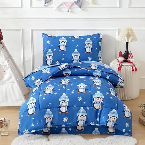 Vista 20 de JSD Juego de ropa de cama infantil de avión