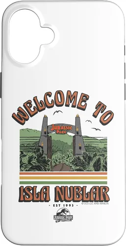 Vista 22 de Funda para iPhone 12 mini Jurassic Park Welcome to Isla Nublar