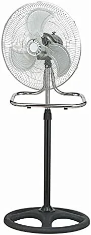 Vista 2 de Ventilador oscilante 3 en 1 (soporte + escritorio + ventilador de pared) ventilador oscilante de alta velocidad de 18 pulgadas de grado industrial