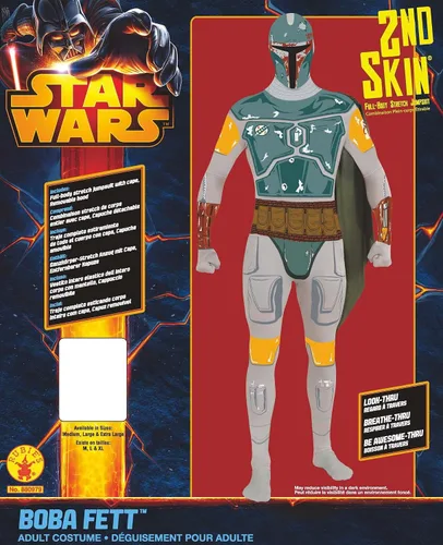 Vista 2 de Disfraz de Star Wars Boba Fett de 2 piel de Rubie