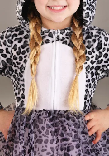 Vista 3 de Disfraz de Tutu de Leopardo de las Nieves para Niños Pequeños Multicolor