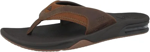 Vista 4 de Reef Fanning para hombre, negro plateado 2