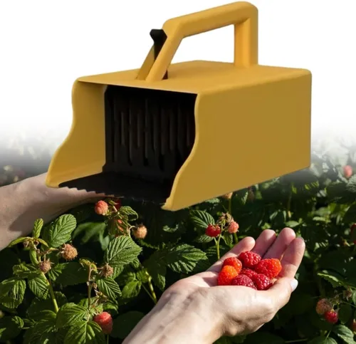 Vista 8 de Lightweight Blueberry Picker with Top Handle and Comb Teeth