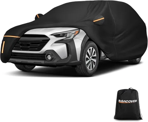 Vista 10 de Funda de coche para Toyota RAV4 2012-2025 XA30 XA40 XA50 impermeable forro de algodón PEVA cubierta exterior resistente al viento protección UV