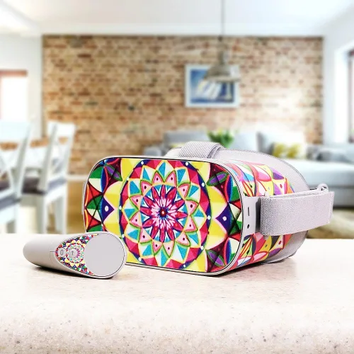 Vista 2 de MightySkins Skin compatible con Oculus Go Mobile VR - Alpacalypse Cubierta protectora de vinilo duradera y única Fácil de aplicar, quitar