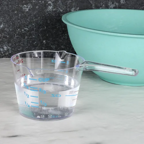 Vista 4 de Chef Craft Select - Taza medidora de plástico, 1 taza, transparente