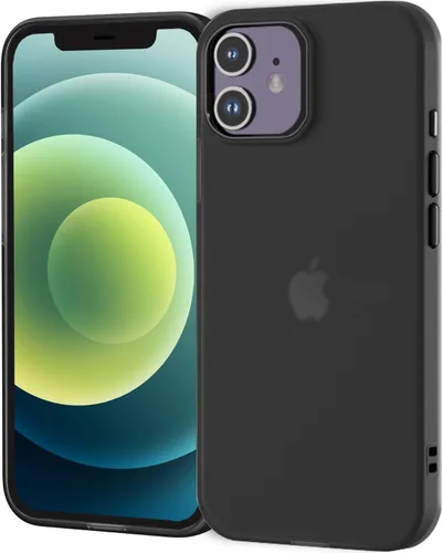 Vista 23 de TENOC Funda para teléfono compatible con iPhone 11, color negro, antihuellas, antigolpes, mate, para 6.1 pulgadas