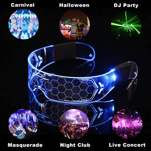 Vista 3 de Luminous Glasses Multi-colored in One LED Glasses