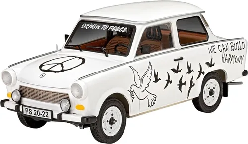 Vista 2 de Revell 07713 Trabant 601S "Builder's Choice 1:24 Escala sin construir/sin pintar Kit de modelo de plástico
