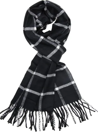 Vista 112 de Bufanda de invierno Achillea suave y cálida, de tartán, a cuadros, de cachemira, unisex
