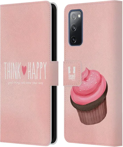 Vista 89 de Head Case Designs Assortment Cupcakes Happiness Leather Wallet Case Compatible with Samsung Galaxy A07 4G Surtido