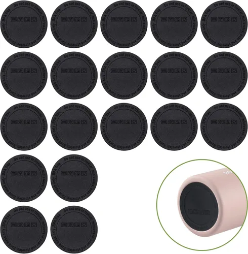 Vista 9 de HOYDATE Parte inferior de goma para vasos de sublimación, parte inferior protectora de silicona antideslizante con adhesivo para vasos delgados