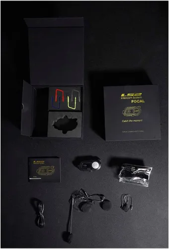 Vista 4 de LS2 Cascos Focal Bluetooth Sistema de comunicación (negro)