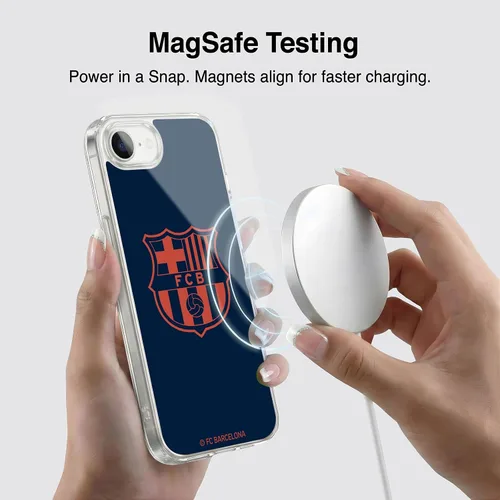 Vista 110 de Head Case Designs Funda de gel suave con licencia oficial del FC Barcelona Barca Crest Graphics [protección de grado militar] compatible con Apple