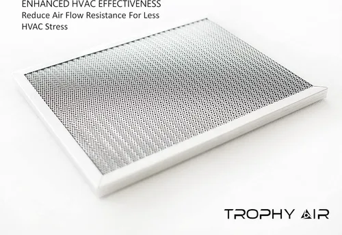 Vista 3 de Merv 8 Filtro de aire acondicionado y horno lavable y reutilizable Filtro de aire HVAC y horno de por vida Lavable Capacidad superior