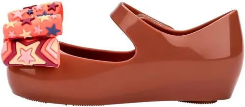 Vista 5 de mini melissa Ultragirl Wonderland Zapatos estilo bailarina para niños