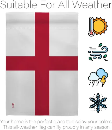 Vista 6 de Banderas de la Copa del Mundo de la FIFA para decoración de pared de Inglaterra, patio, porche, césped, jardín, decoración al aire libre, tapiz