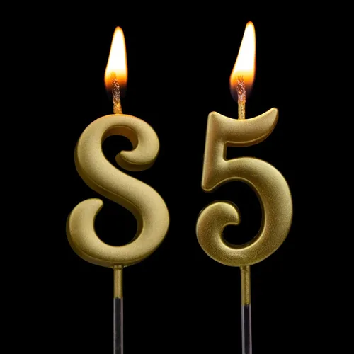 Vista 5 de 10 velas numéricas para cumpleaños, velas digitales para pasteles de postres de horneado, decoración romántica para fiesta, números del 0 al 9