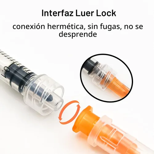 Vista 5 de Paquete de 30 jeringas de 1mL con aguja de calibre 25, de 1 pulgada, para laboratorios científicos, medición y recarga de tintas Tintas de recarga