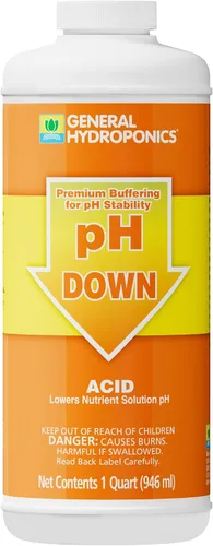 Vista 9 de General Hydroponics pH Down Líquido Premium Tampón para la estabilidad del pH, 1 galón