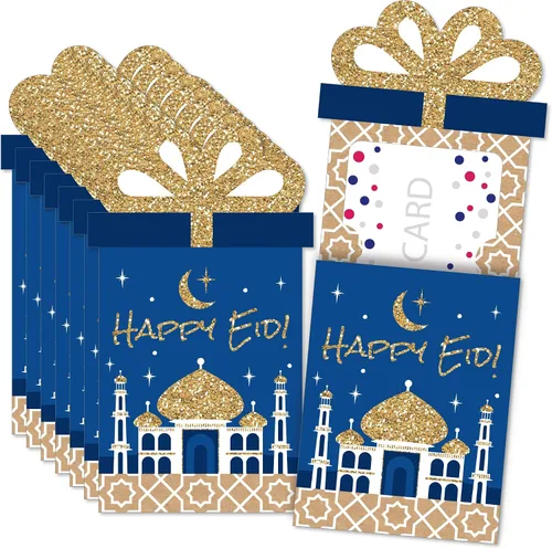 Vista 8 de Big Dot of Happiness Ramadán - DIY Eid Mubarak Party Money Holder Gift - Cash Cake