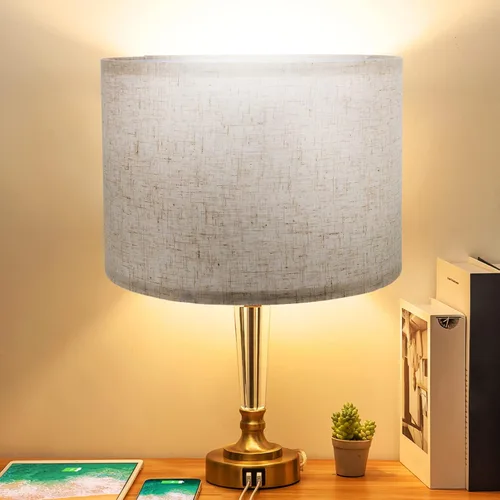 Vista 4 de Didiseaon Pantalla para lámparas de mesa, pantalla decorativa de tela, luz de repuesto, fácil de instalar