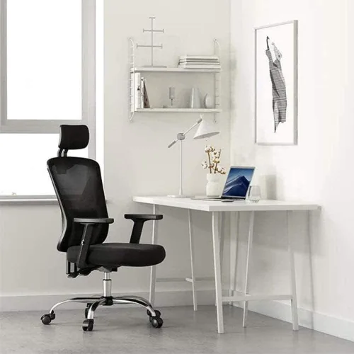 Vista 4 de Ergonomic Office Chair High Back Mesh Office Chair Computer Chair Desk Chair with 3D Armrest and Adjustable Headrest Ergonomic Curved Lumbar