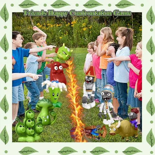 Vista 5 de Genqiang Juego de figuras de acción, 10 piezas de minifiguras, serie de juegos sorpresa, juguetes de PVC para niños y fanáticos, ideal