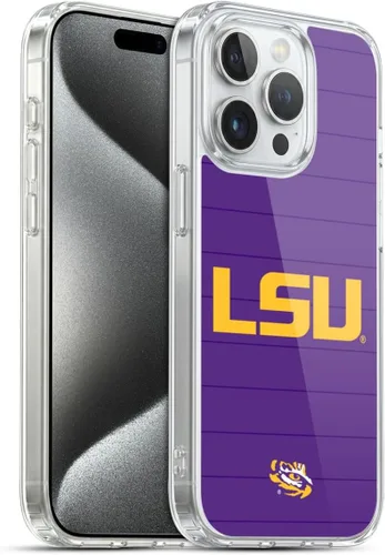 Vista 279 de Head Case Designs Funda de gel suave con licencia oficial de la Universidad Estatal de Louisiana LSU Camou compatible con Apple iPhone 7 Plus/iPhone