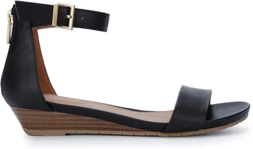 Vista 7 de Kenneth Cole REACTION Sandalias de cuña Viber de 2 piezas para mujer Negro