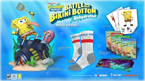 Vista 2 de Spongebob Squarepants Battle for Bikini Bottom - Rehydrated - Shiny Edition (Nintendo Switch) - Nintendo Switch Shiny Edition