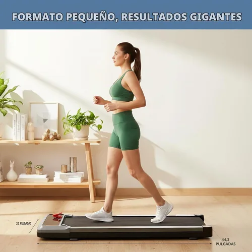 Vista 5 de OLIXIS Caminadora debajo del escritorio para entrenamientos de oficina en Plateado