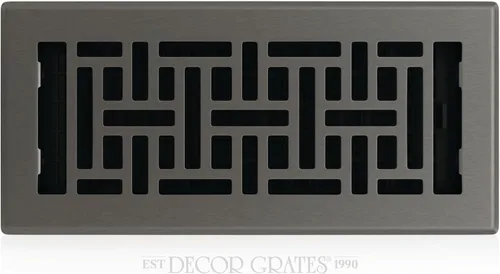 Vista 31 de Decor Grates Registro de suelo oriental AJH212-RB, 2 x 12 pulgadas, acabado de bronce frotado