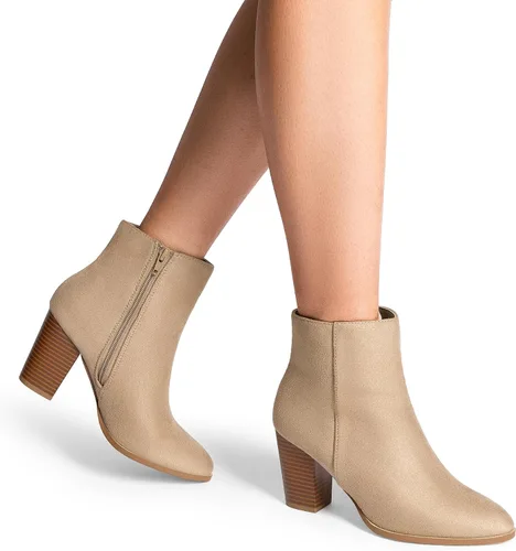 Vista 7 de DREAM PAIRS - Botines de tacón ancho con bloque para mujer