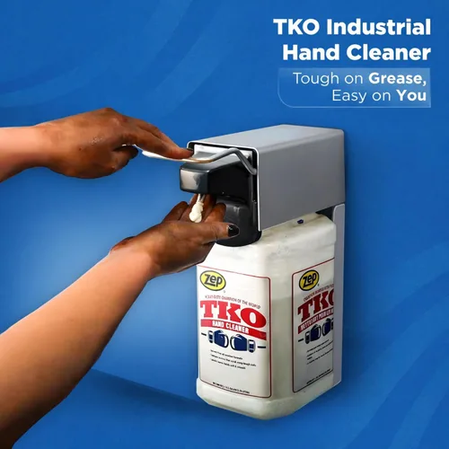 Vista 9 de Zep TKO Limpiador de Manos Industrial de Servicio Pesado - 1 Galón (Caja de 2) - ECR548242 - Fuerza Industrial, Perfecto Para Combatir la Suciedad
