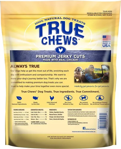 Vista 3 de Tyson Pet True Chews. Cortes de cecina premium hechos con pollo real (paquete de 2).